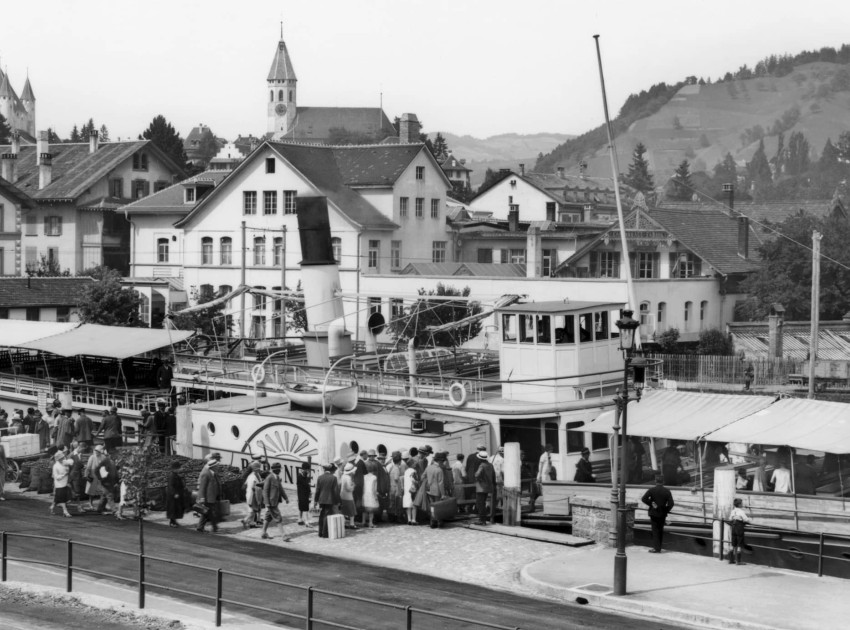 DS Bubenberg an der neuen Ländte THun 1930