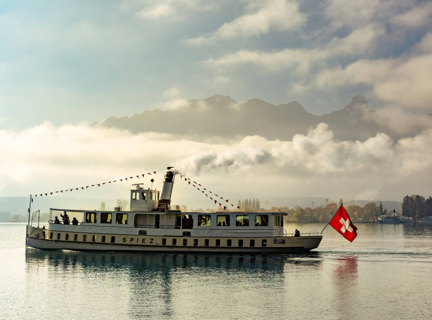 Dampfschiff Spiez auf dem Thunersee