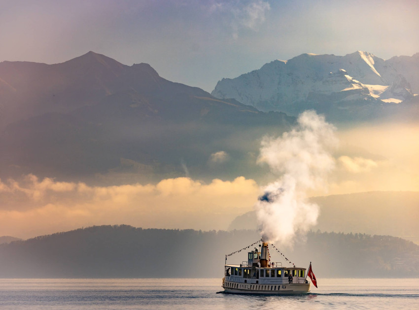 Dampfschiff Spiez auf dem Thunersee
