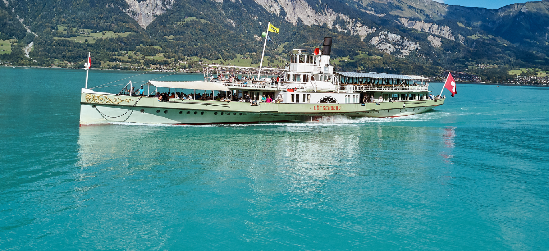 Dampfschiff «Lötschberg» auf dem Brienzersee