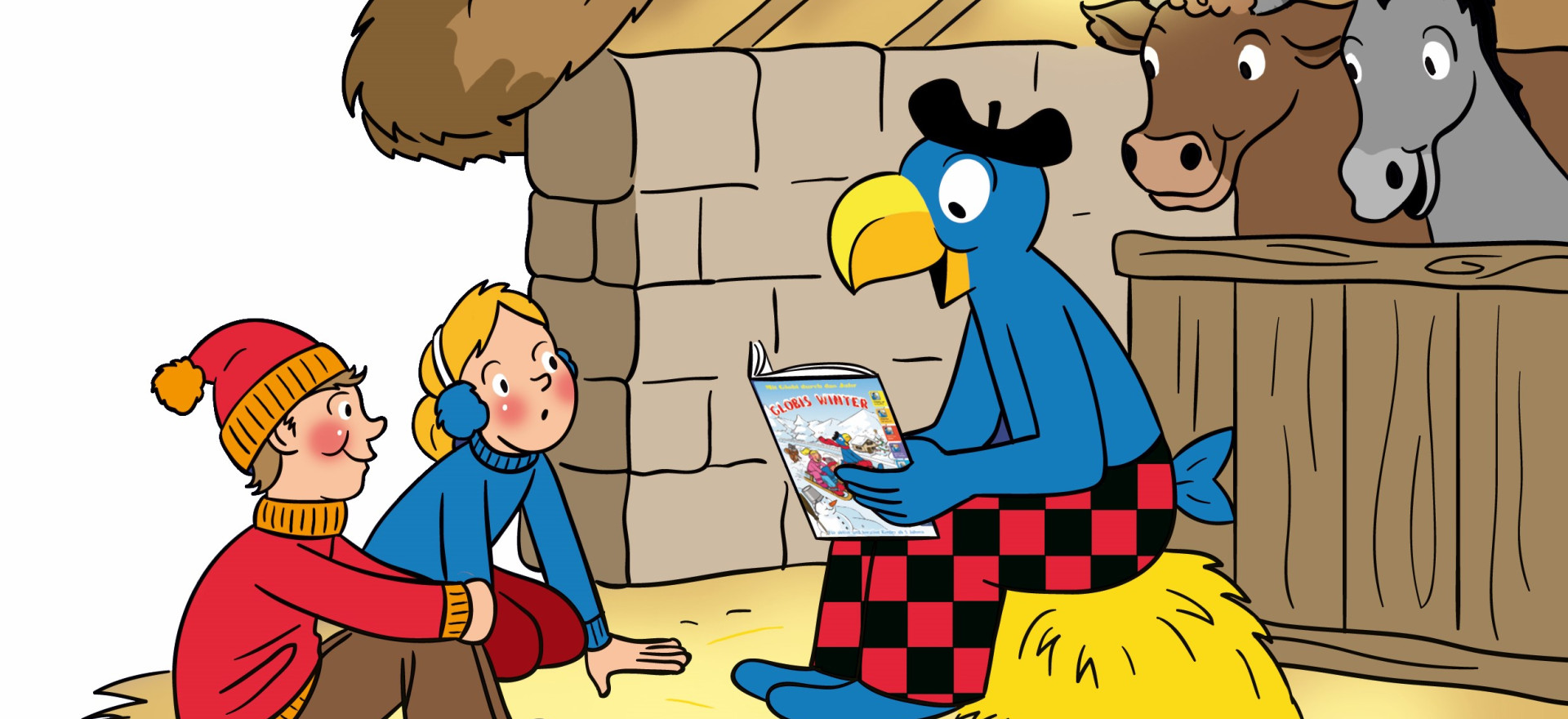 Globi feiert Weihnachten