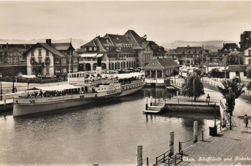DS Bubenberg an der Schiffländte Thun
