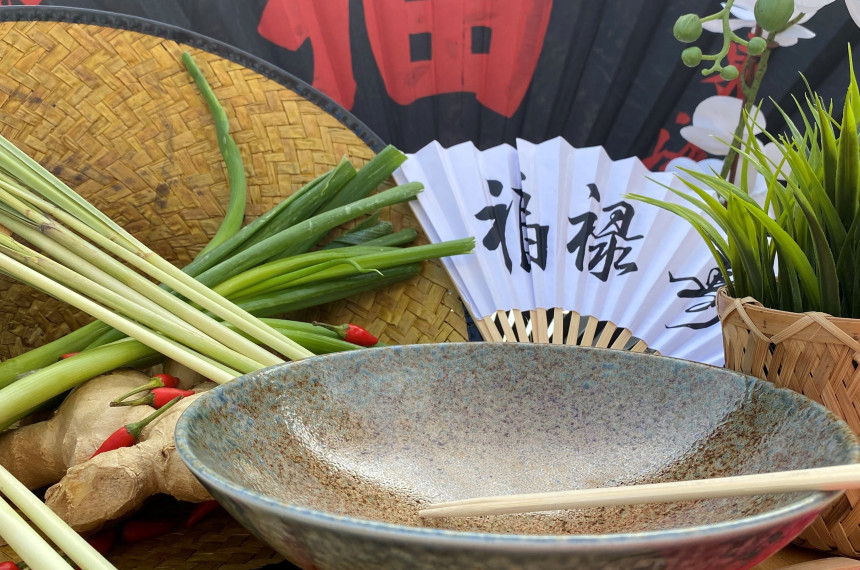 Asiatische Nudelsuppe