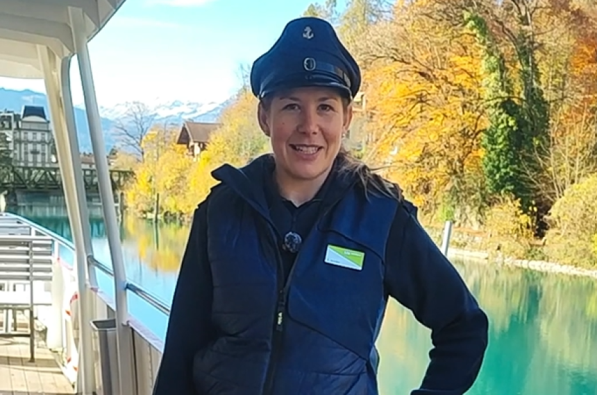 Matrosin auf dem Brienzersee